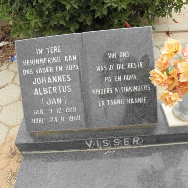 VISSER Johannes Albertus 1919-1998