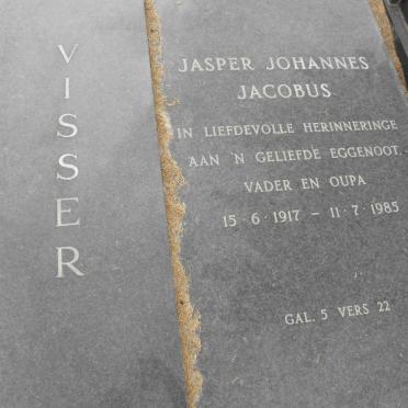 VISSER Jasper Johannes Jacobus 1917-1985