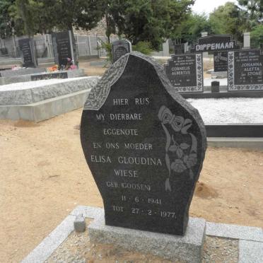 WIESE Elisa Gloudina nee GOOSEN 1941-1977