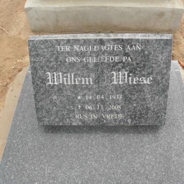 WIESE Willem 1933-2005