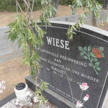 WIESE Kallie 1936-1995