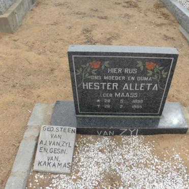 ZYL Hester Aletta, van 1898-1985