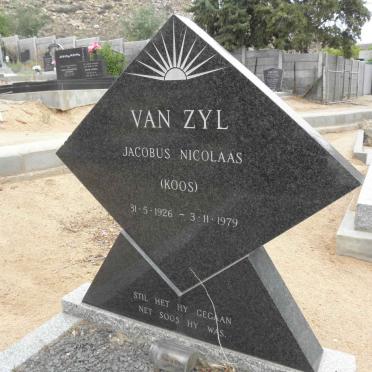 ZYL Jacobus Nicolaas, van 1926-1979