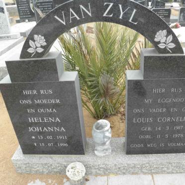 ZYL Louis Cornelius, van 1917-1978 &amp; Helena Johanna 1911-1996