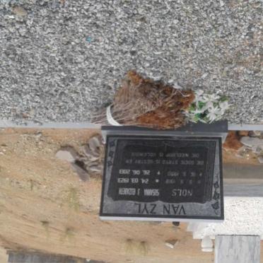 ZYL Nols, van 1918-1990 &amp; Susanna J. Elizabeth 1923-2013