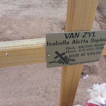 ZYL Isabella Aletta Sophia, van 1940-2011