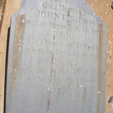 REGENS John 1809-1866
