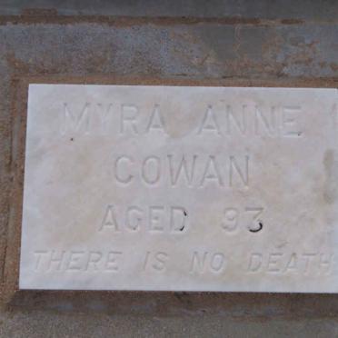 COWAN Michael W.W. 1867-1937 :: COWAN Myra Anne :: COWAN Rachel Beatrix 1903-1904