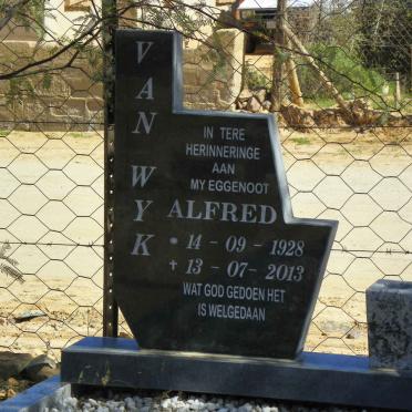 WYK Alfred, van 1928-2013