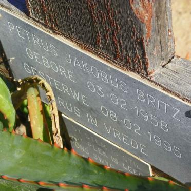 BRITZ Petrus Jakobus 1958-1995