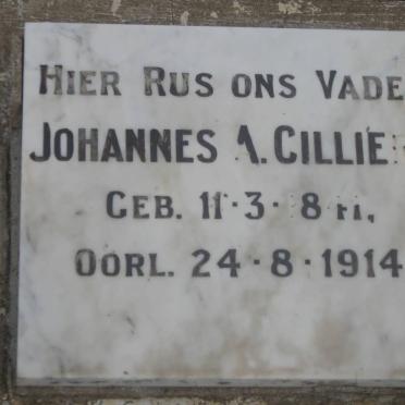 CILLIERS Johannes A. 1841-1914