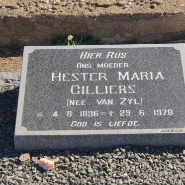 CILLIERS Hester Maria nee VAN ZYL 1896-1978