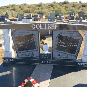 COETSEE Johannes 1937-1997 &amp; Sophie MYBURGH 1943-2012