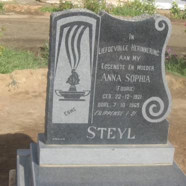 STEYL Anna Sophia nee FOURIE 1921-1965