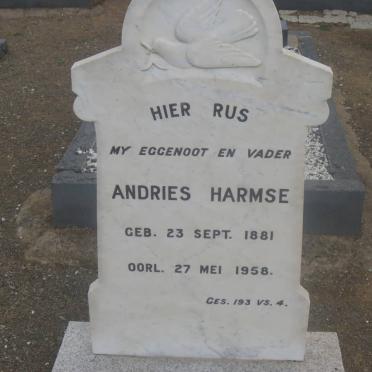 HARMSE Andries 1881-1958