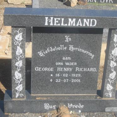 HELMAND George Henry Richard 1929-2001
