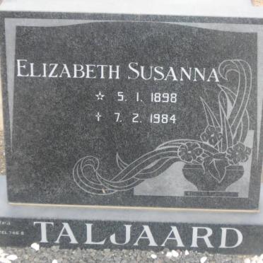 TALJAARD Elizabeth Susanna 1898-1984