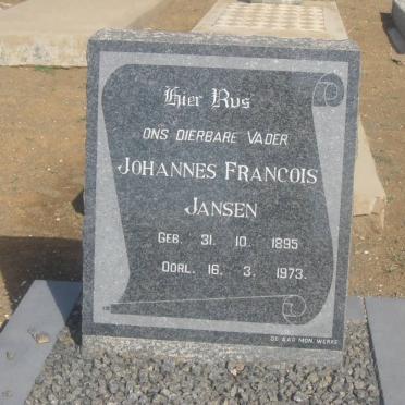 JANSEN Johannes Francois 1895-1973