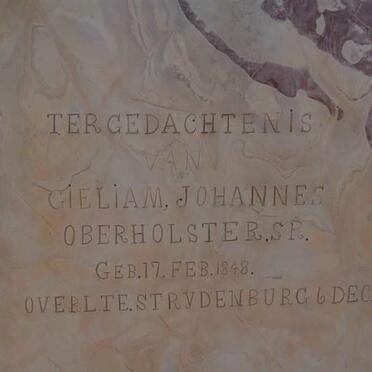 OBERHOLSTER Gieliam Johannes 1848-1912