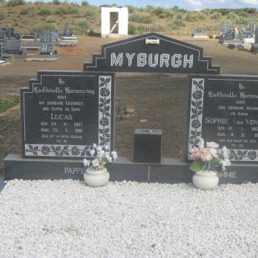 MYBURGH Lucas 1907-1981 &amp; Sophia Venter 1912-2002