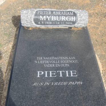 MYBURGH Pieter Abraham 1928-2004