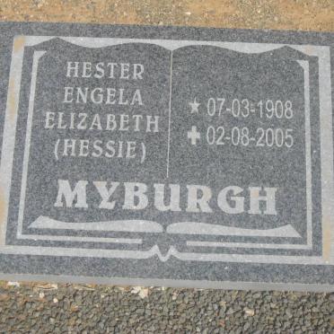MYBURGH Hester Engela Elizabeth 1908-2005