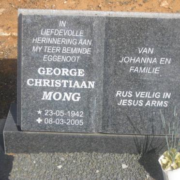 MONG George Christiaan 1942-2005
