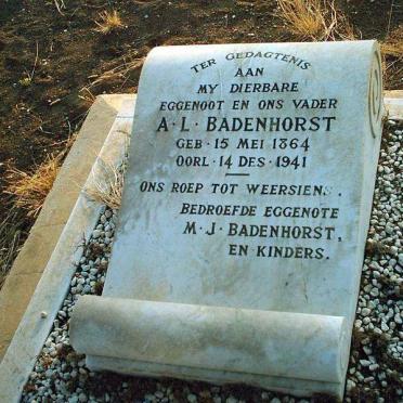 BADENHORST A.L. 1864-1941