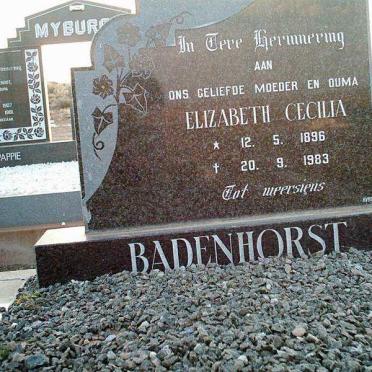 BADENHORST Elizabeth Cecilia 1896-1983