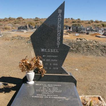 BADENHORST Wessel 1919-1978 &amp; Heletta Gertruida SMIT 1932-2013