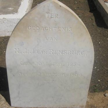 RENSBURG N.J.J., van 1856-1904
