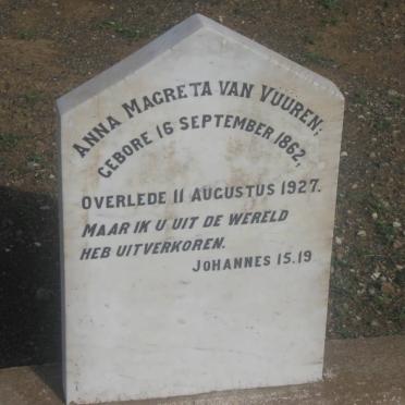 VUUREN Anna Magreta, van 1862-1927