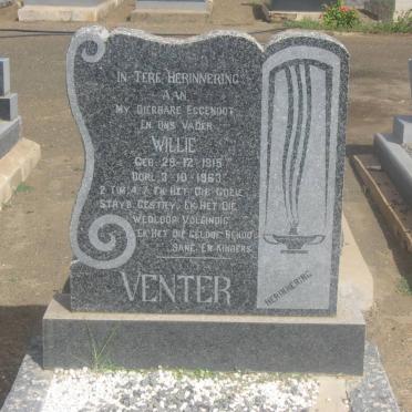 VENTER Willie 1915-1963