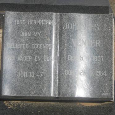VENTER Johannes L. 1897-1964