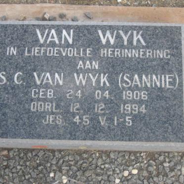 WYK S.C., van 1906-1994