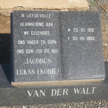 WALT Jacobus Lukas, van der 1912-1983