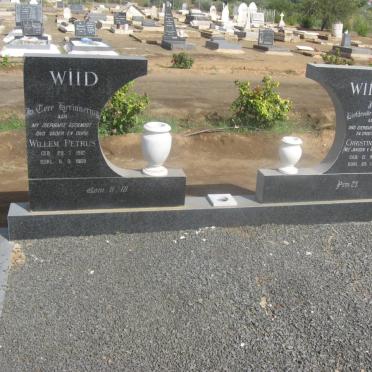 WIID Willem Petrus 1912-1969 &amp; Christina S.H. JANSEN V. RENSBURG 1909-1992
