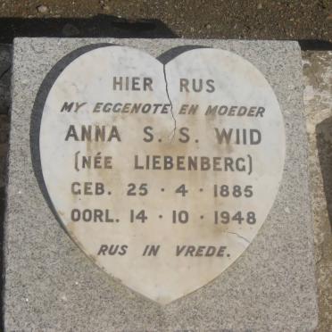 WIID Anna S.S. nee LIEBENBERG 1885-1945