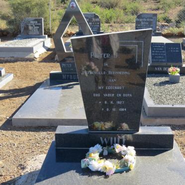 WIID Pieter J. 1927-1984 &amp; Johanna S.M.G. 1931-2010