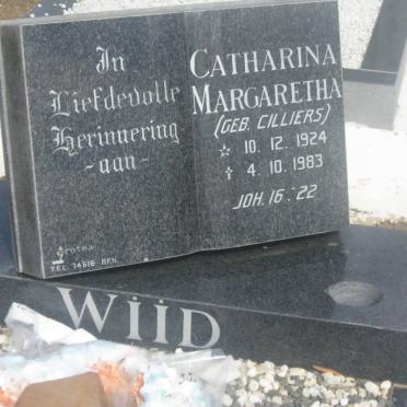 WIID Catharina Margaretha nee CILLIERS 1924-1983