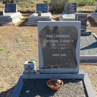 LIEBENBERG Catharina Elizabeth 1923-1994