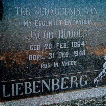 LIEBENBERG Jacob Rudolf 1864-1948