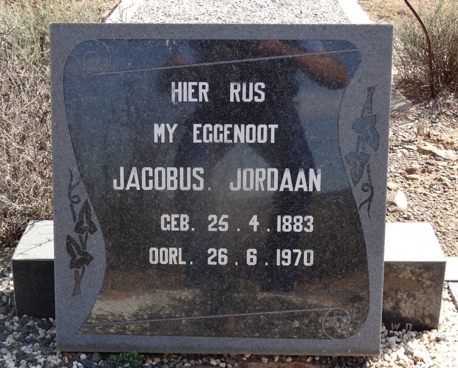 JORDAAN Jacobus 1883-1970