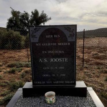 JOOSTE A.S. 1902-1999