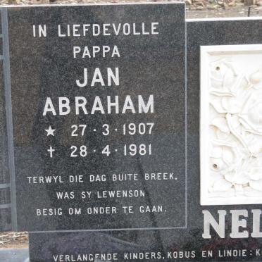 NEL Jan Abraham 1907-1981 &amp; Christina Elizabeth VISAGIE 1919-1997