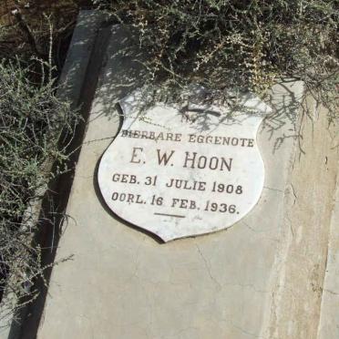HOON E.W. 1908-1936