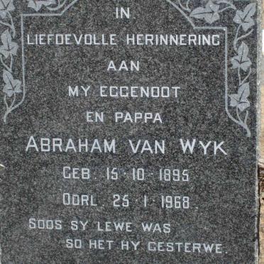 ESTERHUYSE Abraham Van Wyk 1895-1968