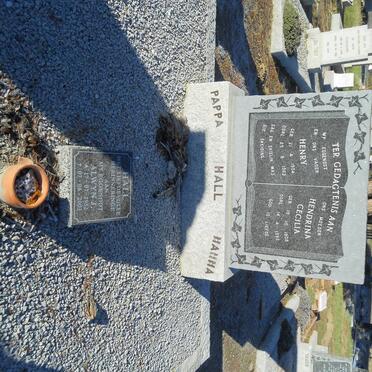 HALL Henry 1904-1963 &amp; Hendrina Cecilia 1908-1992 :: HALL Alwyn J. 1952-2003