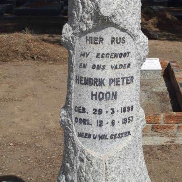 HOON Hendrik Pieter 1899-1957