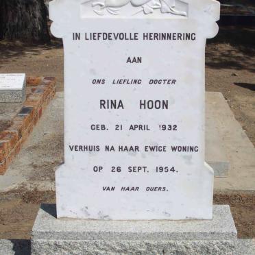 HOON Rina 1932-1954